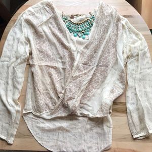 Free people sheer blouse